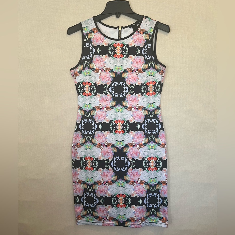 Oriental dress, floral